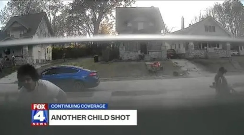 美国堪萨斯城一街区发生枪击事件，一6岁男童中枪受重伤
