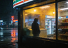 雨夜里的便利店