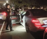纽约警方夜巡，专门拦查无灯车