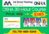 建筑行业OSHA 30 Hour课程火热报名中!!!