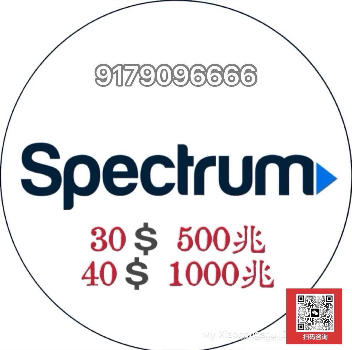 Spectrum$30/月，全美可办理！图上报价是部分地区优惠价，锁定价格两年、具体需发地址查询！无需SSN，不查 ...