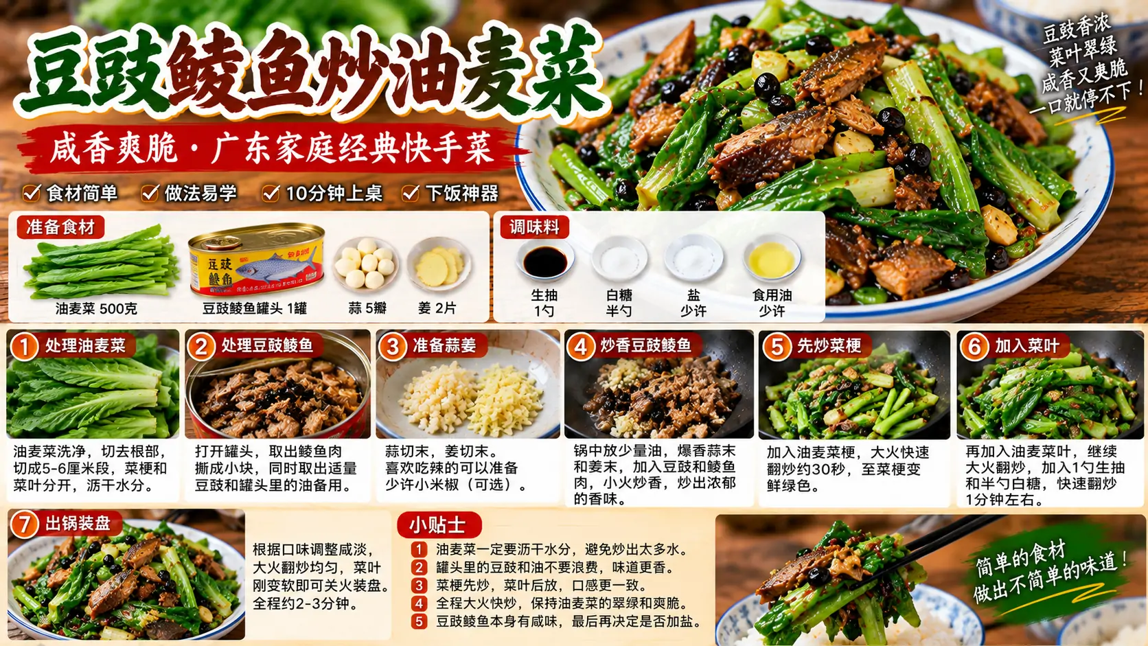 豆豉鲮鱼炒油麦菜.webp